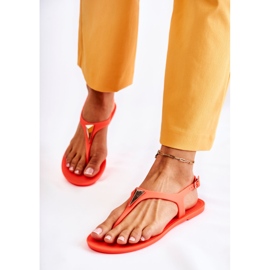 PH1 Sandales Femme Orange Fluo Orage 2