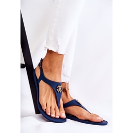Sandales Femme Bleu Marine Sonner 1 Sandales Femme Bleu Marine Sonner 1