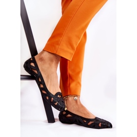 PH1 Ballerines noires en caoutchouc pour femmes Indila 2