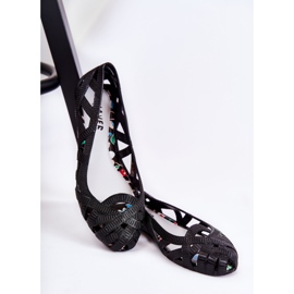PH1 Ballerines noires en caoutchouc pour femmes Indila le noir 5