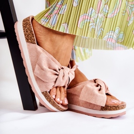 PG1 Chaussons Sur La Plateforme Rose So Comfy 1