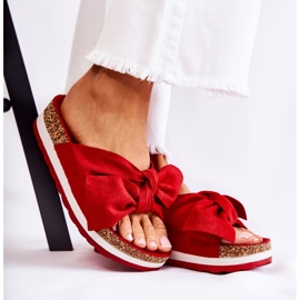 PG1 Tongs sur la plate-forme rouge So Comfy 2