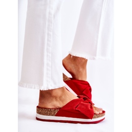 PG1 Tongs sur la plate-forme rouge So Comfy 1