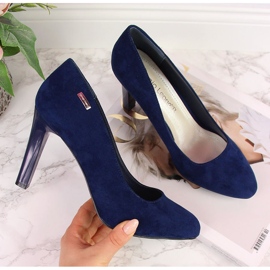 Escarpins femme Sergio Leone bleu marine 1