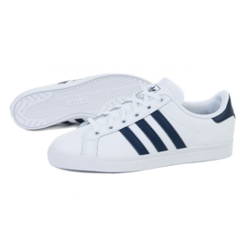 Chaussures Adidas Coast Star Jr EE7466 blanc 1