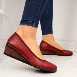 Escarpins compensés rouges W Vinceza 2