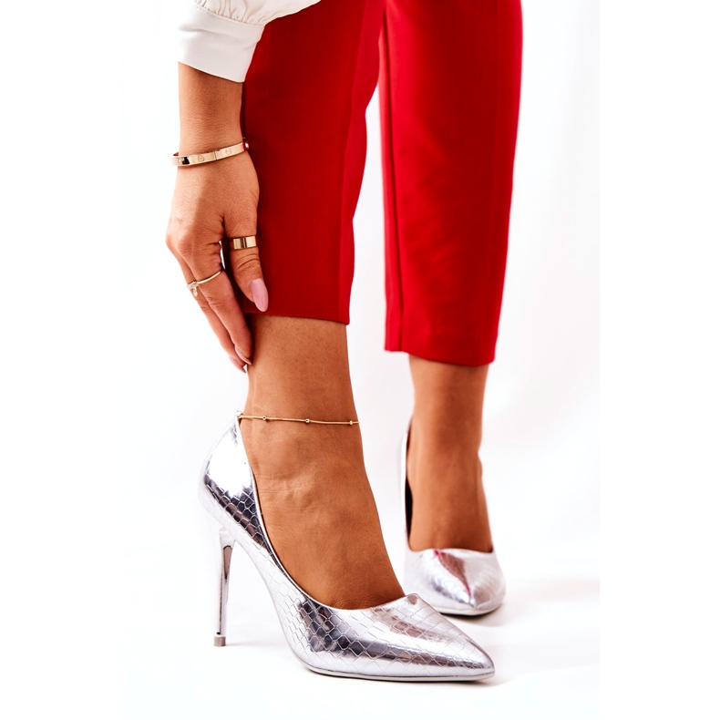 WS1 Épingles argentées à motif serpent Tissiria 1