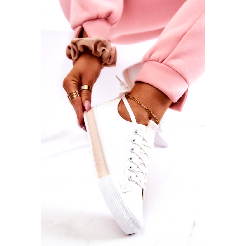 PS1 Baskets Cuir Femme Blanc-Beige Mikayla blanche 5 PS1 Baskets Cuir Femme Blanc-Beige Mikayla blanche 5