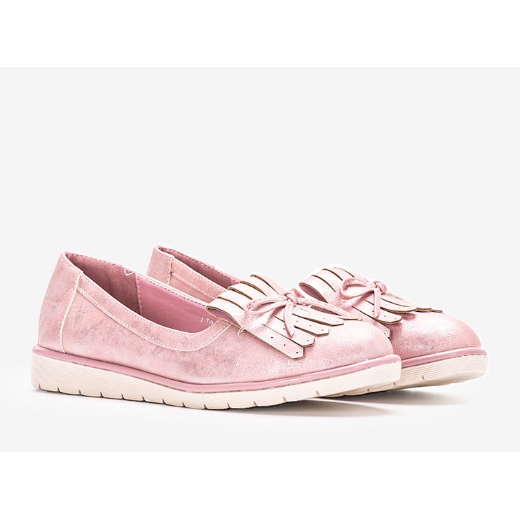Mocassins roses Lauretta 1 Mocassins roses Lauretta 1
