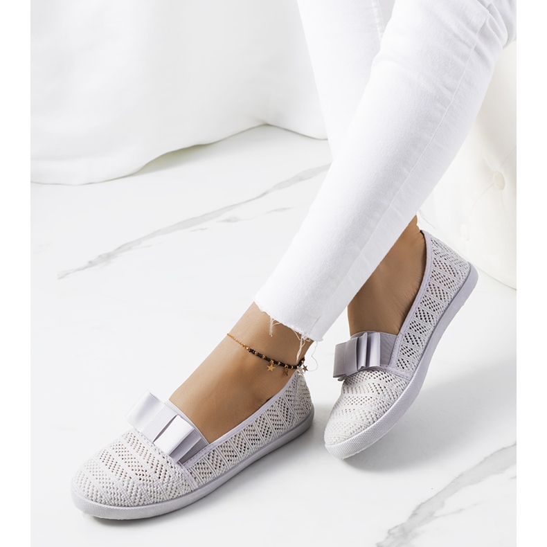 Baskets Zorda grises ajourées 2