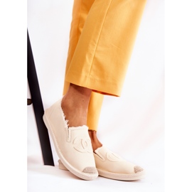 Espadrilles Flaure beiges classiques pour femmes 3