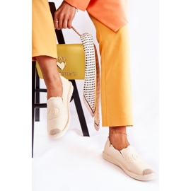 Espadrilles Flaure beiges classiques pour femmes 5