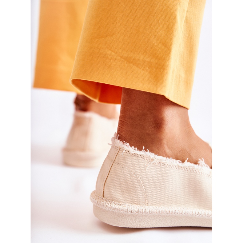 Espadrilles Flaure beiges classiques pour femmes 2