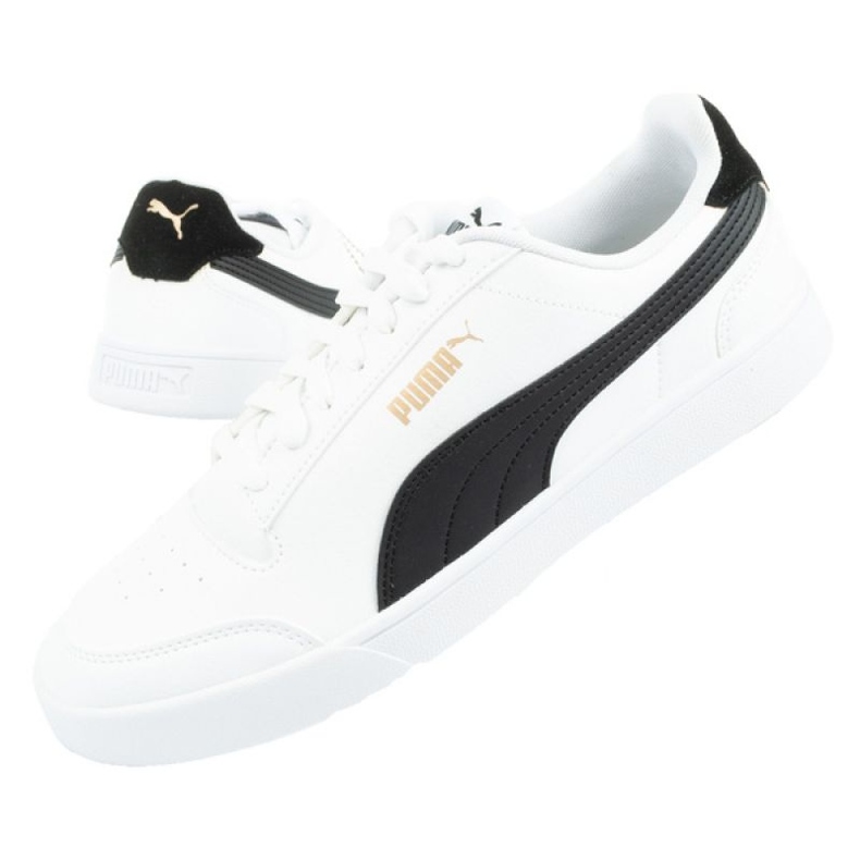 Chaussures Puma Shuffle 309668 03 blanche 1 Chaussures Puma Shuffle 309668 03 blanche 1