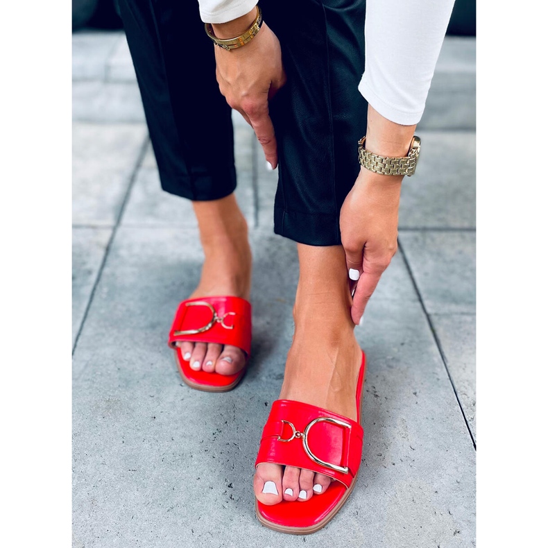 Sandales femme Arizona Red rouge 2