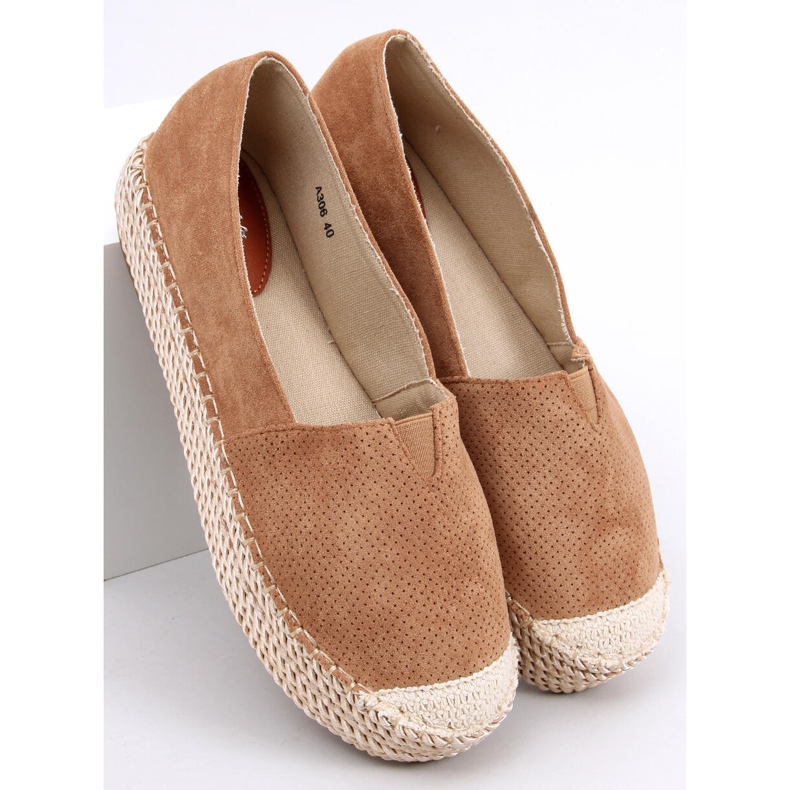 Espadrilles femme Callie Camel brun 1