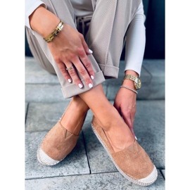 Espadrilles femme Callie Camel brun 2