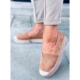 Espadrilles femme Callie Camel brun 4