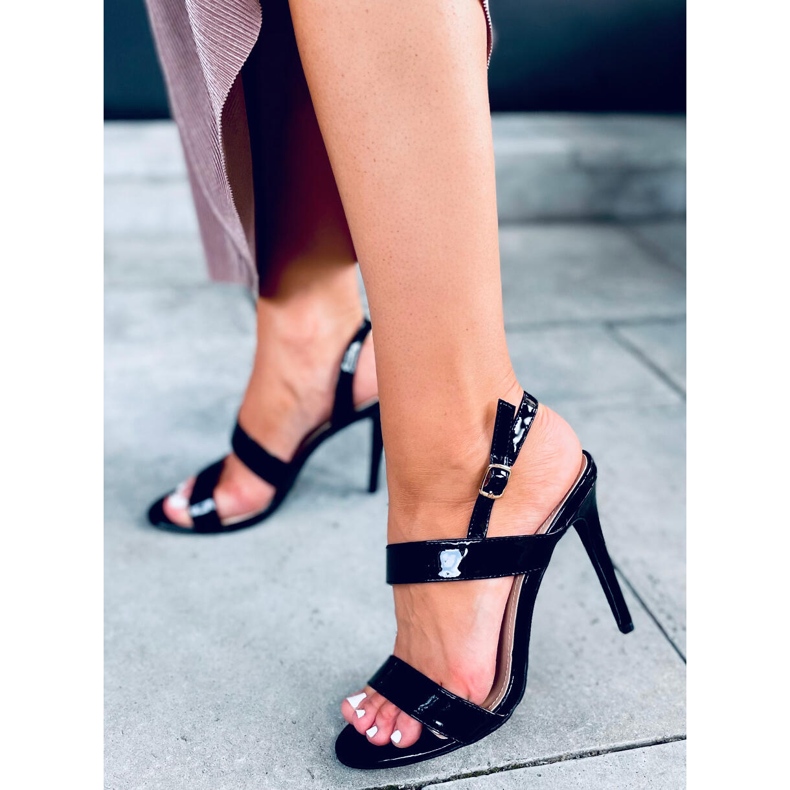 Sandales à talons hauts Amanda Black noir 1