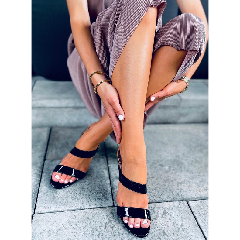 Sandales à talons hauts Amanda Black le noir 2 Sandales à talons hauts Amanda Black le noir 2