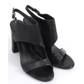 Jessica Sandales à talons hauts noires 2