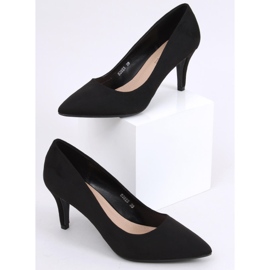 Escarpins sur talon aiguille Susan Black le noir 1
