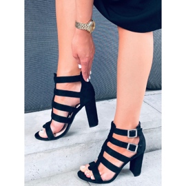 Sandales Macy noires à talons hauts le noir 2