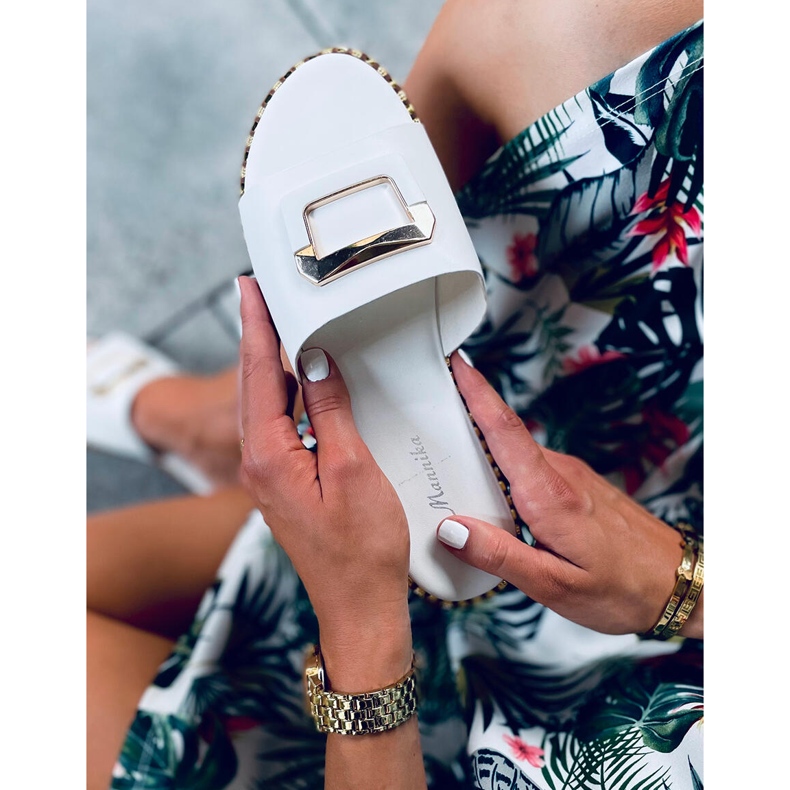 Sandales femme Linn Blanc 1