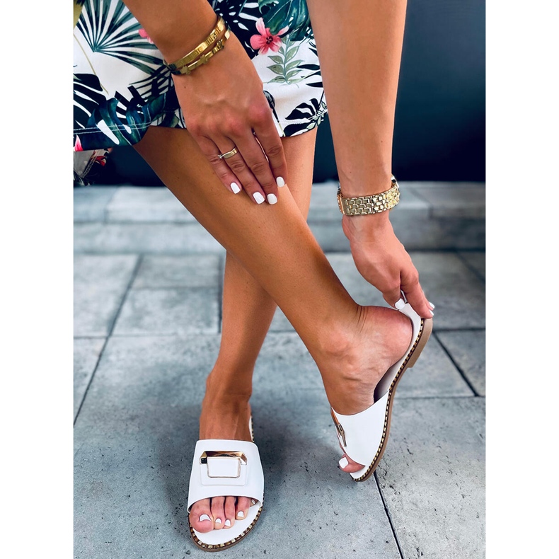 Sandales femme Linn Blanc blanche 2 Sandales femme Linn Blanc blanche 2