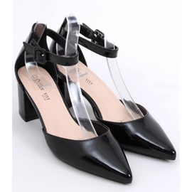 Talons hauts en cuir verni Payton Noir le noir 1