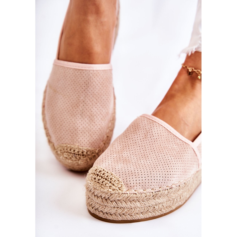 PG1 Espadrilles pour femmes sur la plate-forme rose Marise 1