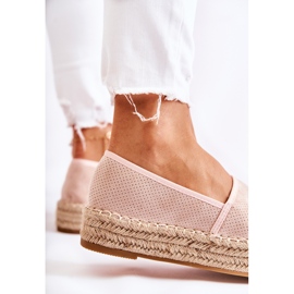 PG1 Espadrilles pour femmes sur la plate-forme rose Marise 2