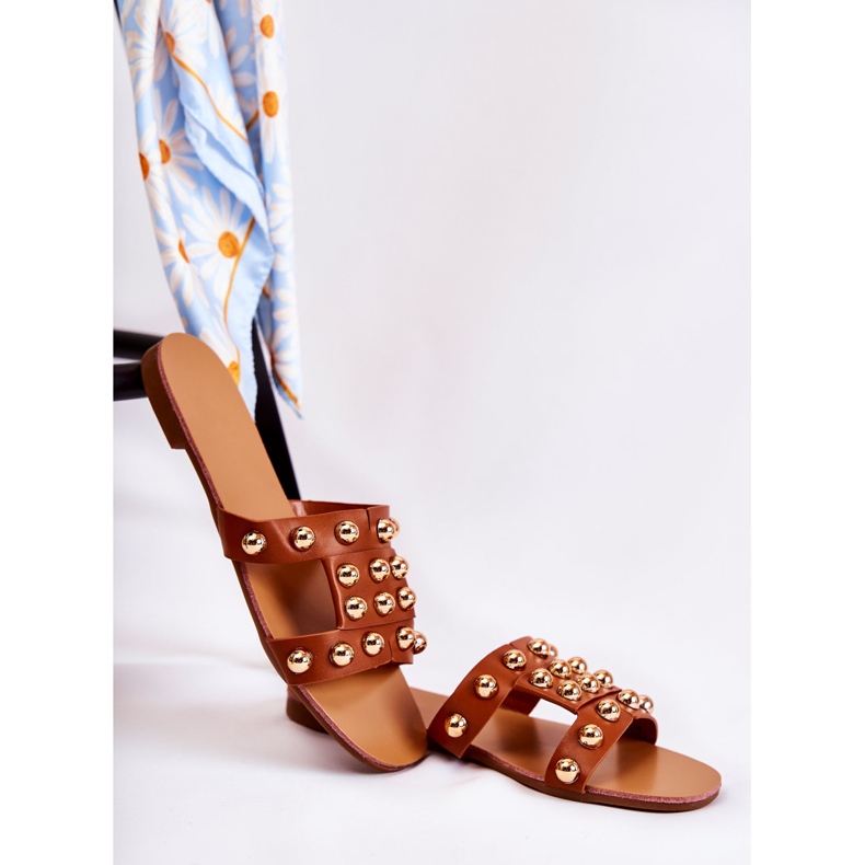 PG1 Chaussons Classiques Pour Femme Avec Ornements Marron Scotlyn brun 1 PG1 Chaussons Classiques Pour Femme Avec Ornements Marron Scotlyn brun 1