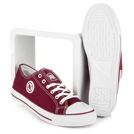 Baskets New Age bordeaux rouge 1