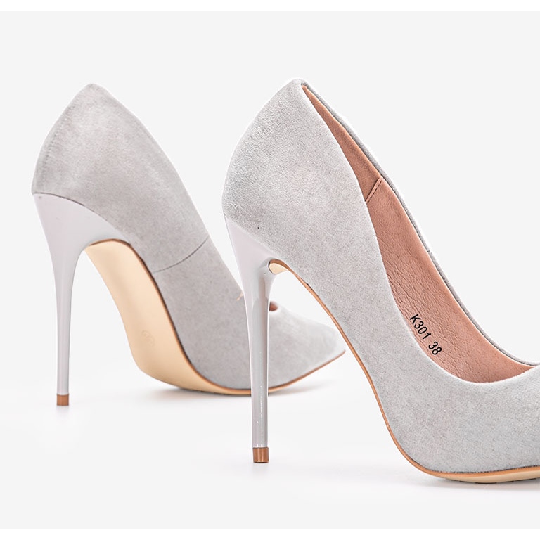 Escarpins Chemin gris 1