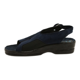 Sandales Compensées Femme Adanex 21680 Bleu Marine 1