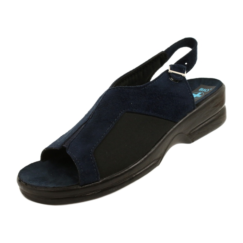Sandales Compensées Femme Adanex 21680 Bleu Marine 3