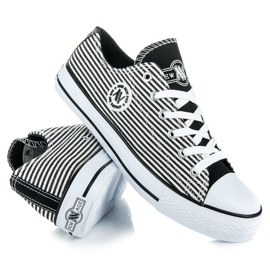 Baskets New Age blanche le noir 3