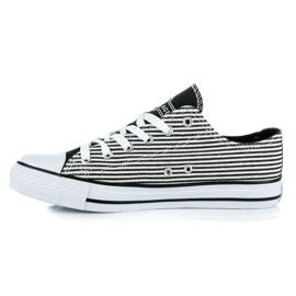 Baskets New Age blanche le noir 2