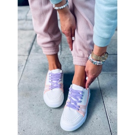 Baskets femme Evans vertes blanche multicolore 2