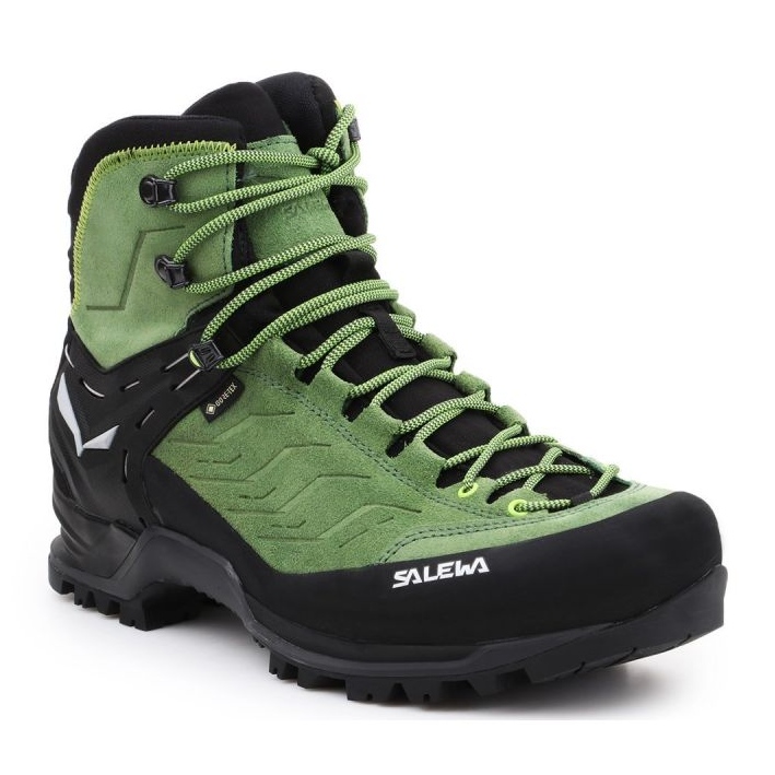 Salewa Ms Mtn Trainer Mid Gtx M 63458-5949 chaussures de trekking noir vert 1