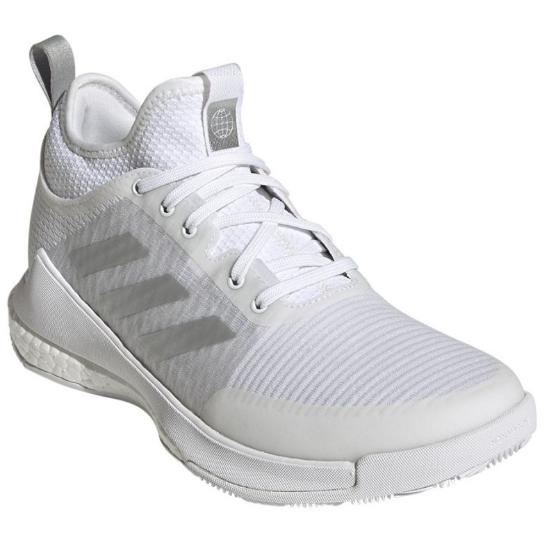 Adidas CrazyFlight Mid W GY9278 chaussures de volley-ball blanche blanche 1 Adidas CrazyFlight Mid W GY9278 chaussures de volley-ball blanche blanche 1