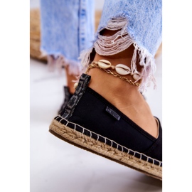 Espadrilles Classiques Femme Big Star JJ274952 Noir beige 4