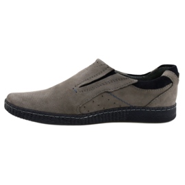 KOMODO Mocassins homme gris 862L 1
