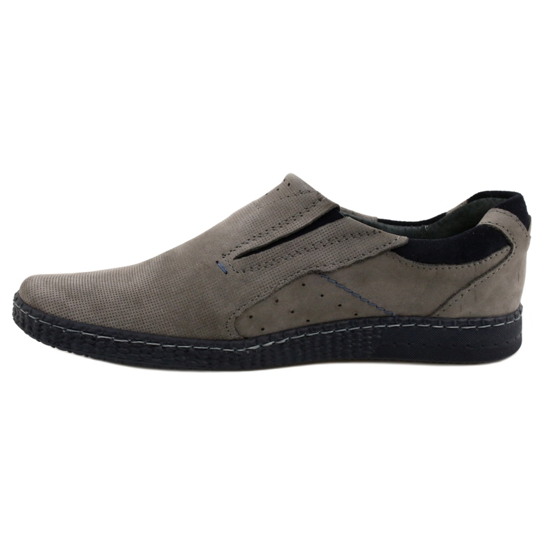 KOMODO Mocassins homme gris 862L 1