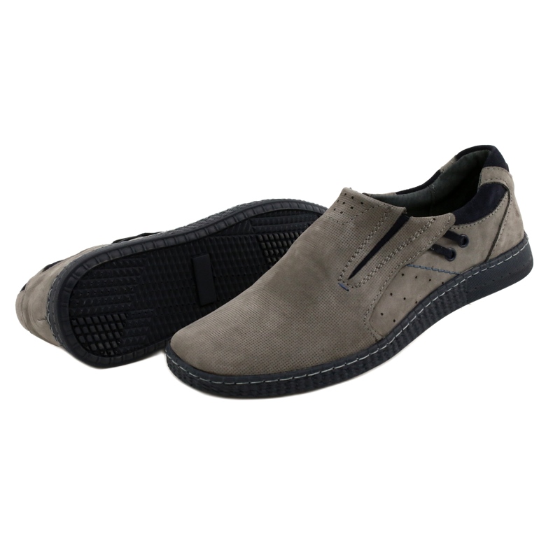KOMODO Mocassins homme gris 862L 4