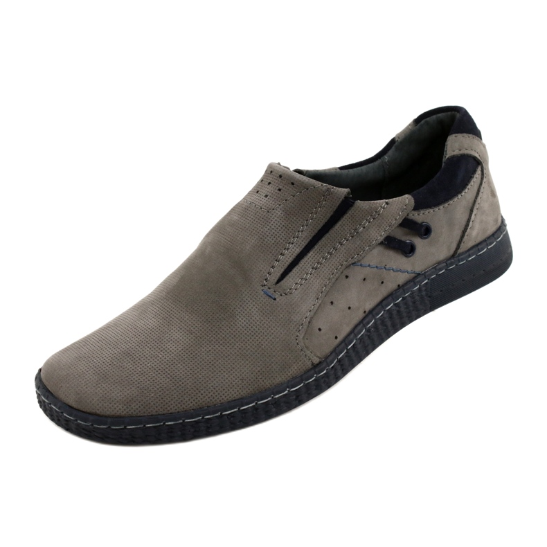 KOMODO Mocassins homme gris 862L 3