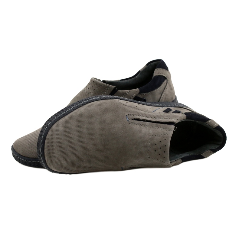 KOMODO Mocassins homme gris 862L 5