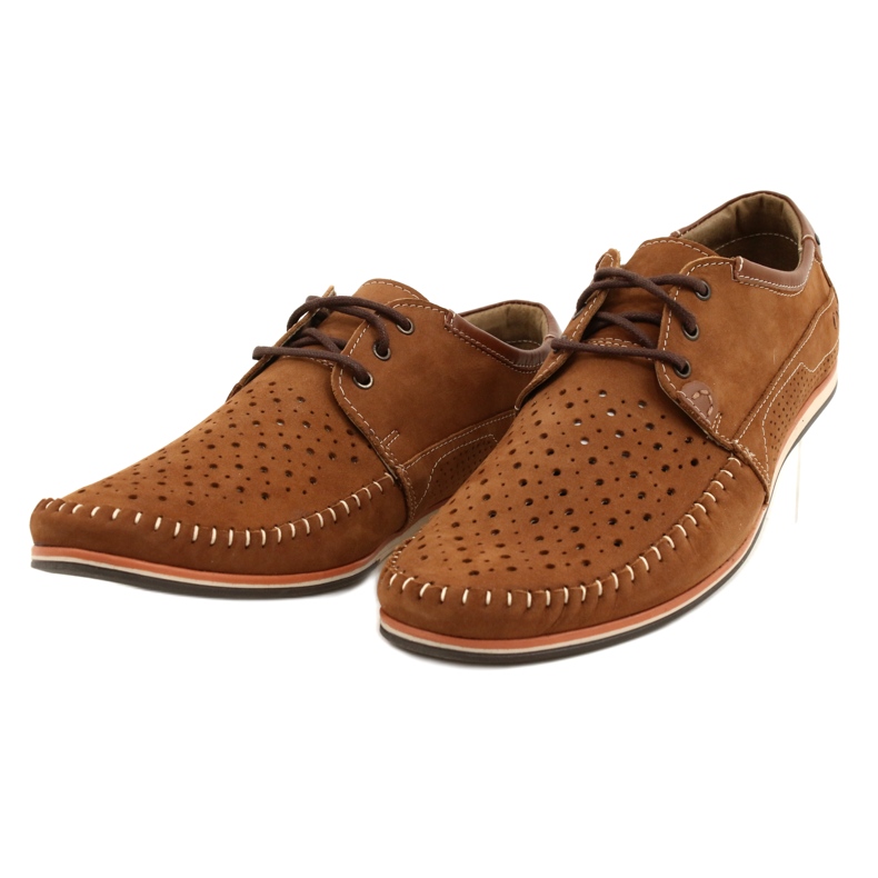 KOMODO Chaussures homme mocassins 875 camel d'été brun 5 KOMODO Chaussures homme mocassins 875 camel d'été brun 5