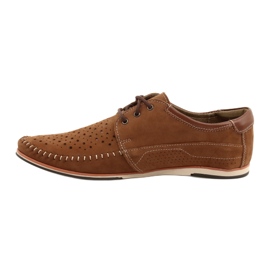 KOMODO Chaussures homme mocassins 875 camel d'été brun 4 KOMODO Chaussures homme mocassins 875 camel d'été brun 4